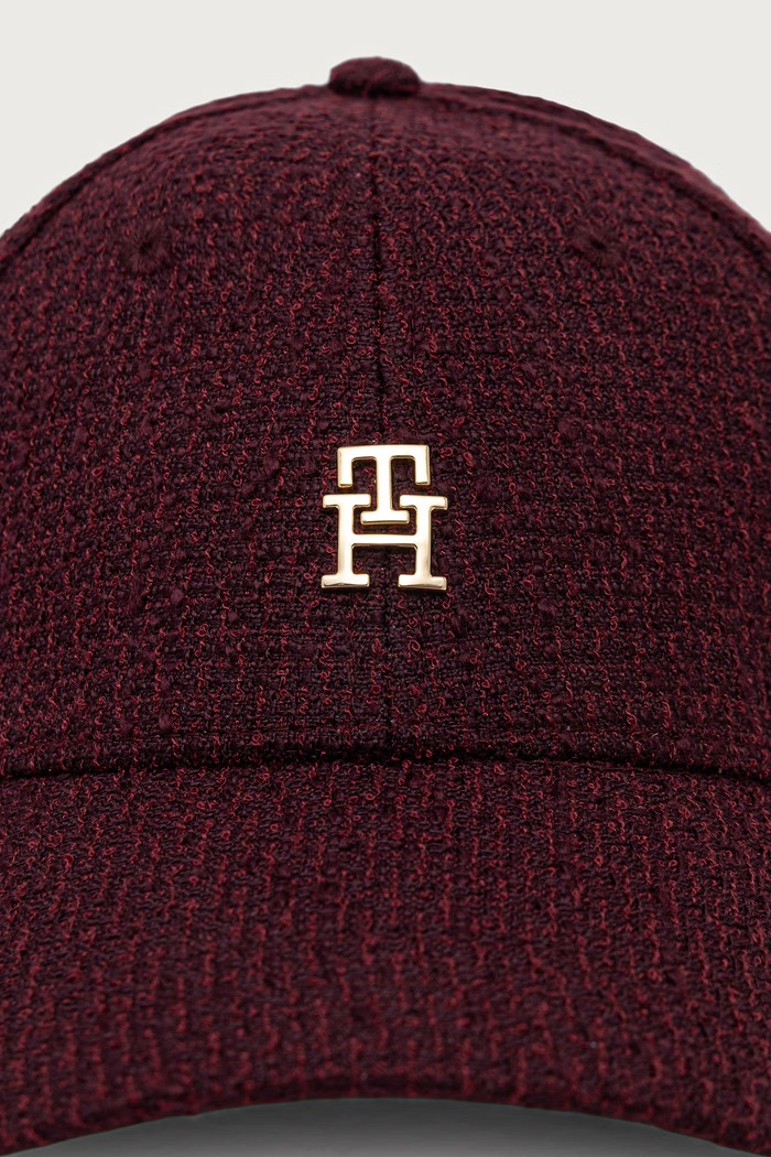 Tommy Hilfiger Καπέλο με γείσο γυναικείο AW0AW19096 μπορντό AW26