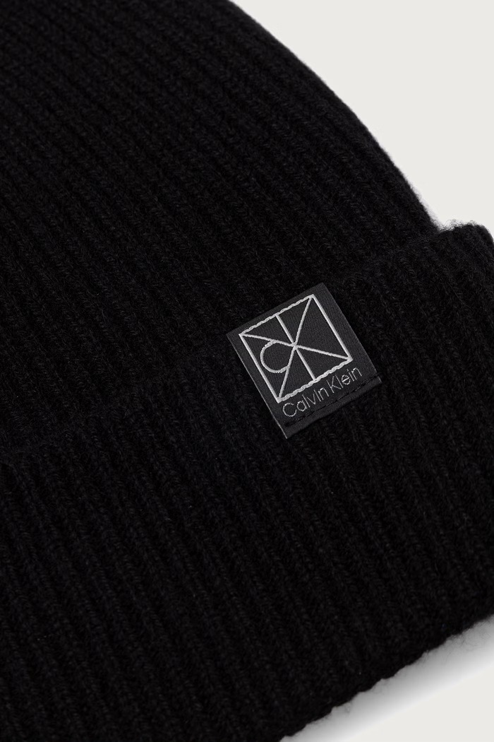 Calvin Klein Čiapka dámska kašmírová LV04F8125G čierna AW26