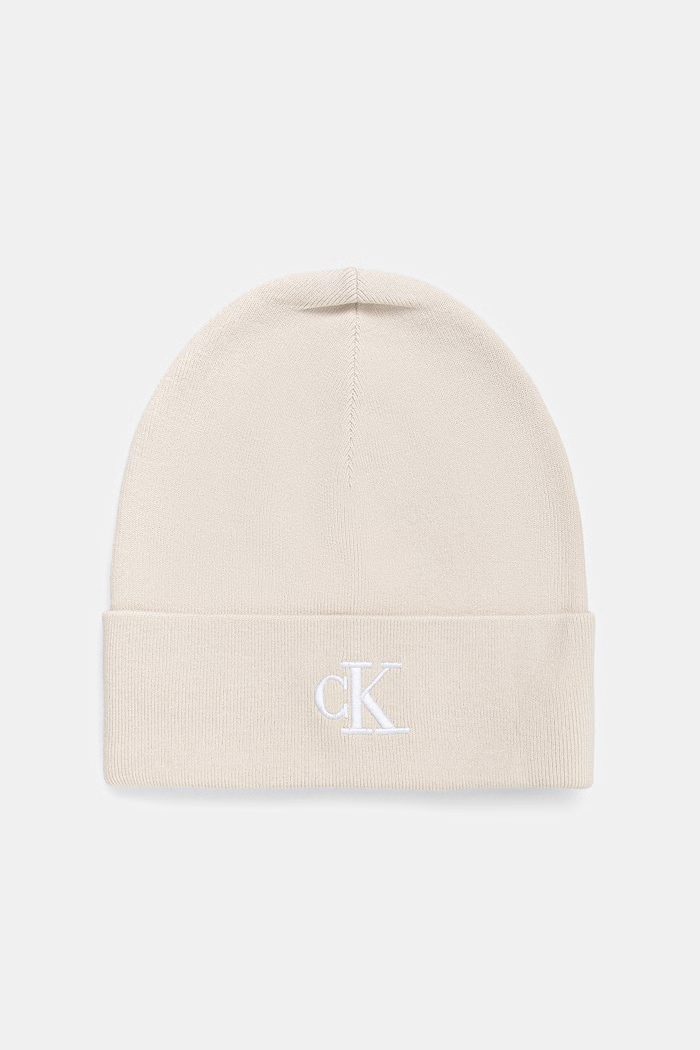Calvin Klein czapka damska beżowy LV04F8098G