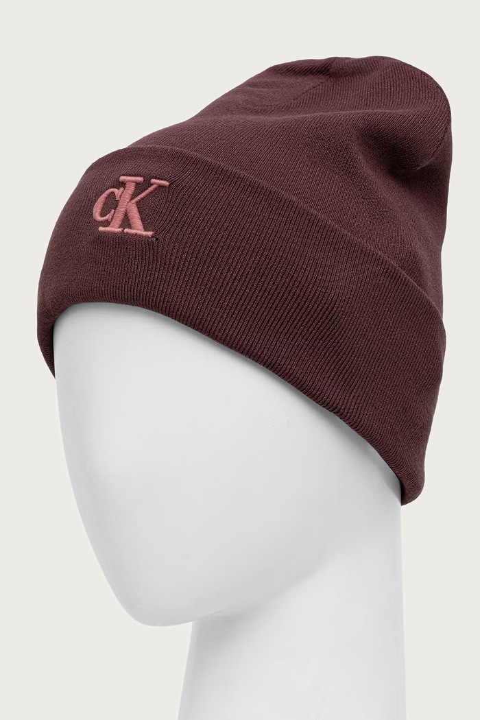 Calvin Klein Cappello invernale da donna LV04F8098G granata AW26