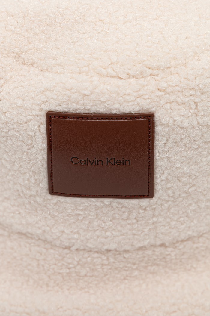 Akcesoria Calvin Klein kapelusz bucket damski LV04F5097G beżowy