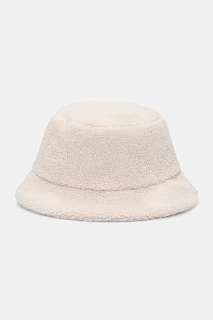 Calvin Klein kapelusz bucket damski beżowy LV04F5097G