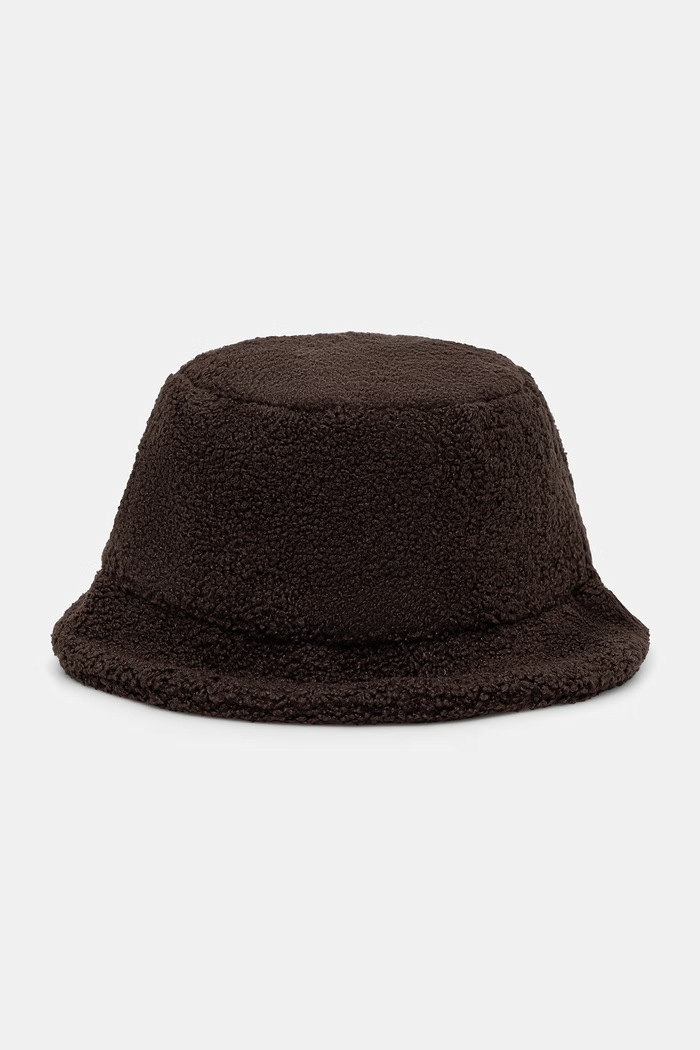 Akcesoria Calvin Klein kapelusz bucket damski LV04F5097G brązowy