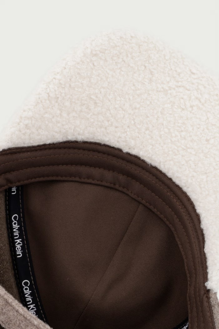 Calvin Klein czapka bejsbolówka damska beżowy LV04F5092G