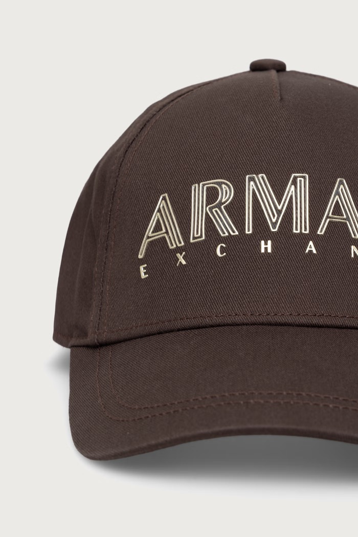 Armani Exchange kapa sa šiltom za žene pamučna XW003049.AF15502 smeđa AW26