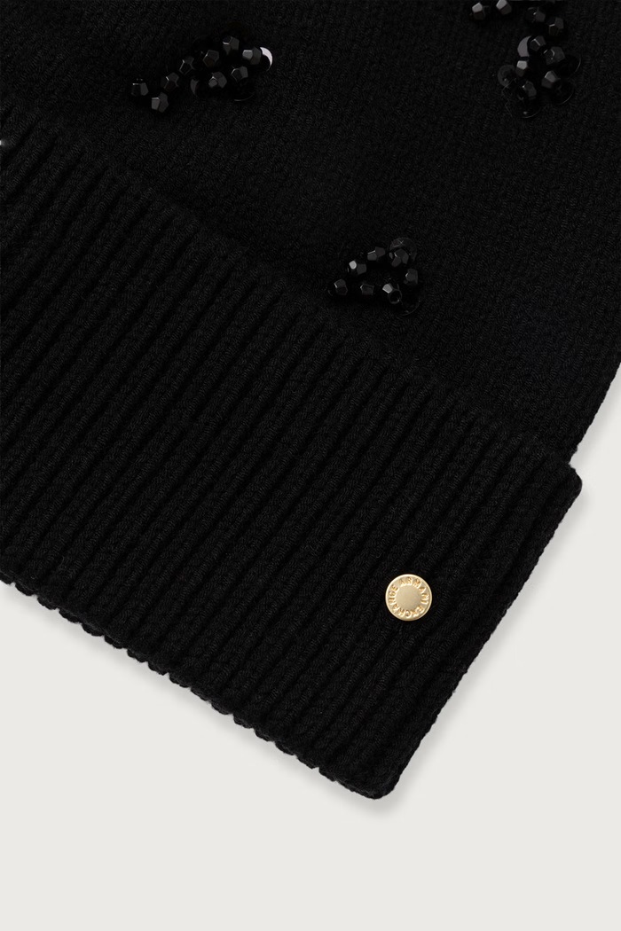 Dodaci Armani Exchange Kapa za žene s viskozom XW003014.AF13780 crna