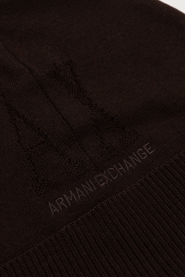 Dodaci Armani Exchange Kapa za žene od vune XW001445.AF11896 smeđa