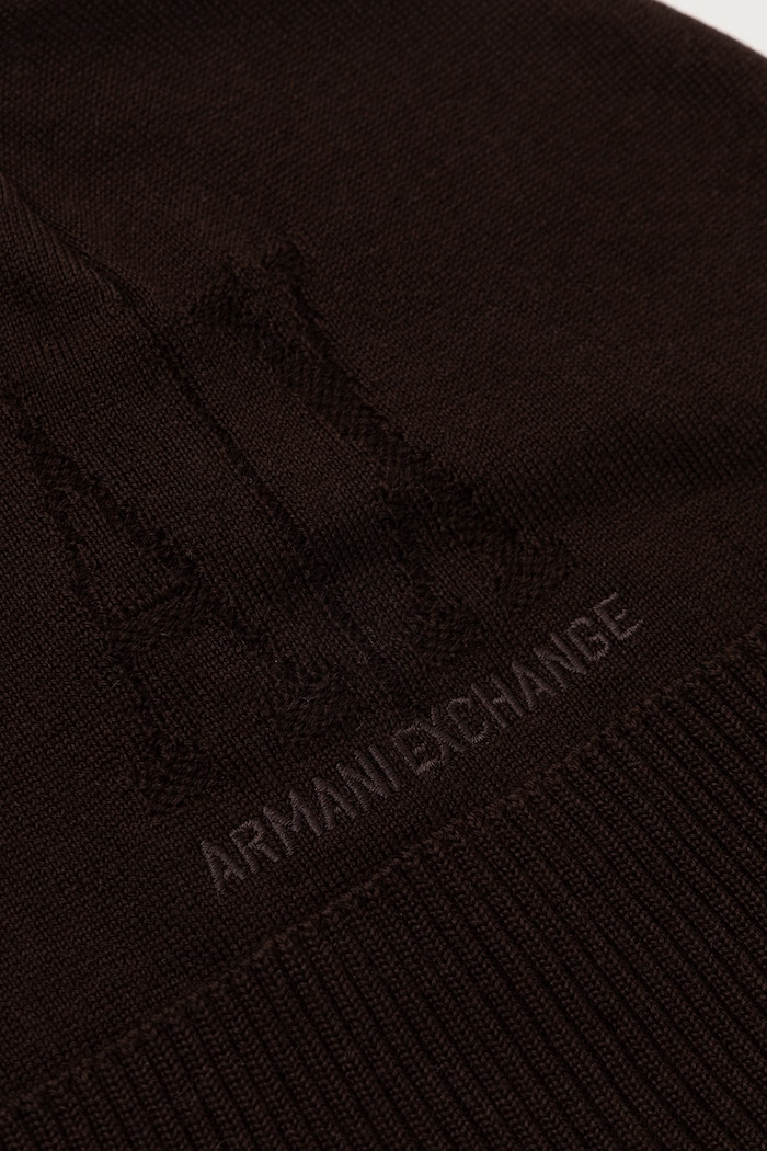 Dodaci Armani Exchange Kapa za žene od vune XW001445.AF11896 smeđa