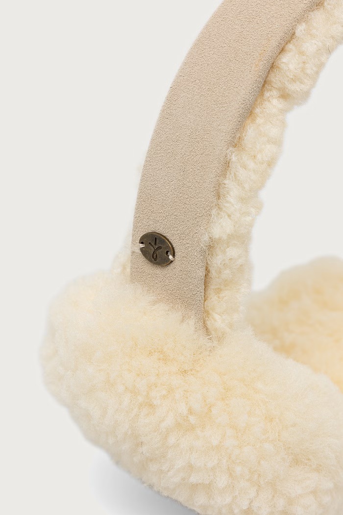Emu Australia Nauszniki damskie wełniane Angahook Teddy Earmuffs W7023 beżowy AW26