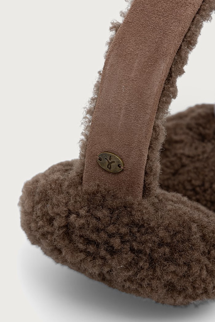 Emu Australia Nauszniki damskie wełniane Angahook Teddy Earmuffs W7023 brązowy AW26