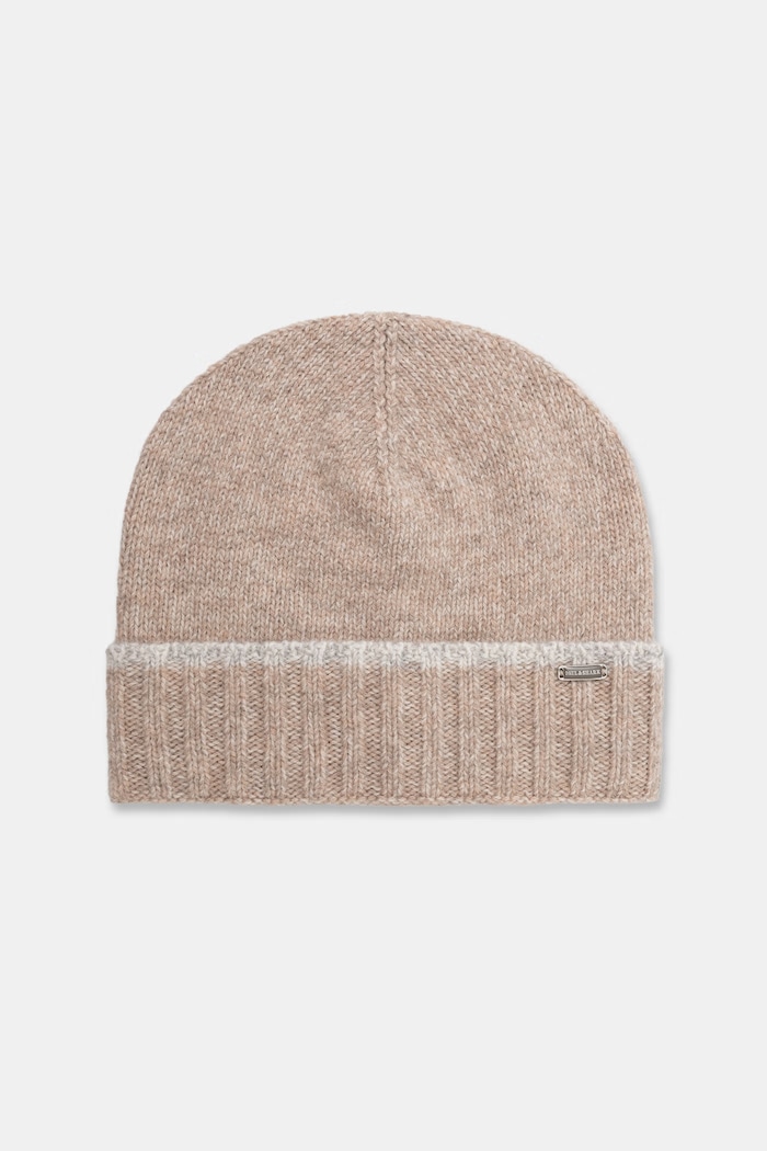 Paul&Shark czapka beanie damska z wełną beżowy 16357100