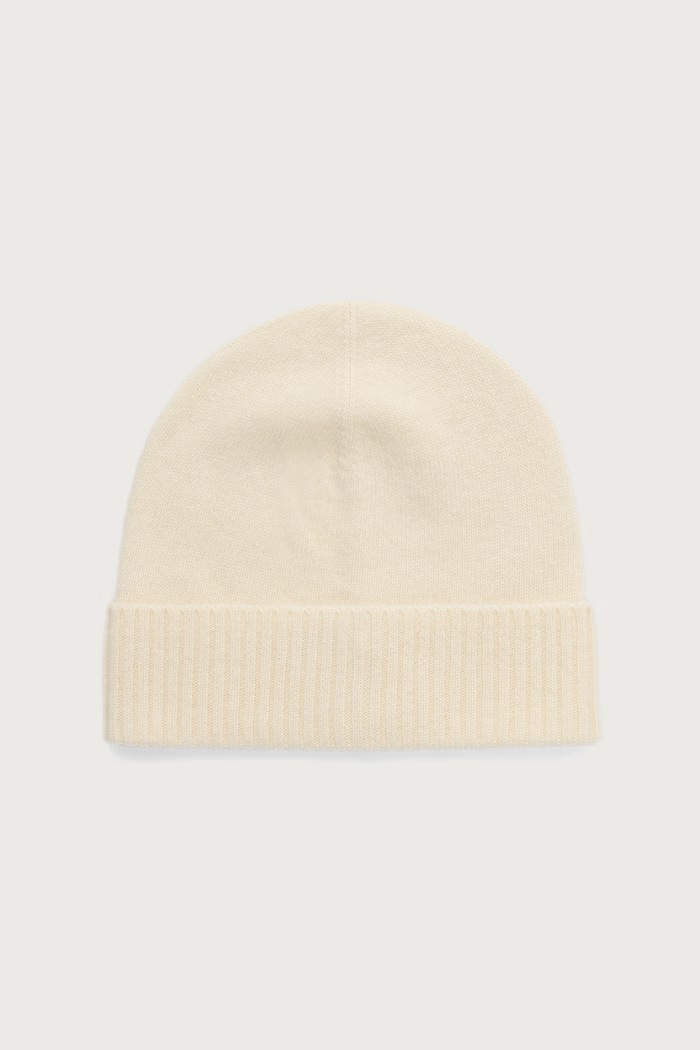 United Colors of Benetton Czapka beanie damska wełniana beżowy 63UWVA00G