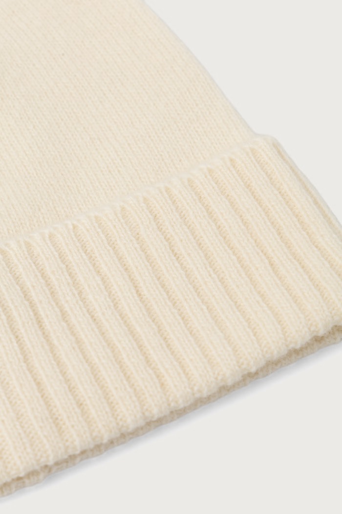 Akcesoria United Colors of Benetton Czapka beanie damska wełniana 63UWVA00G beżowy