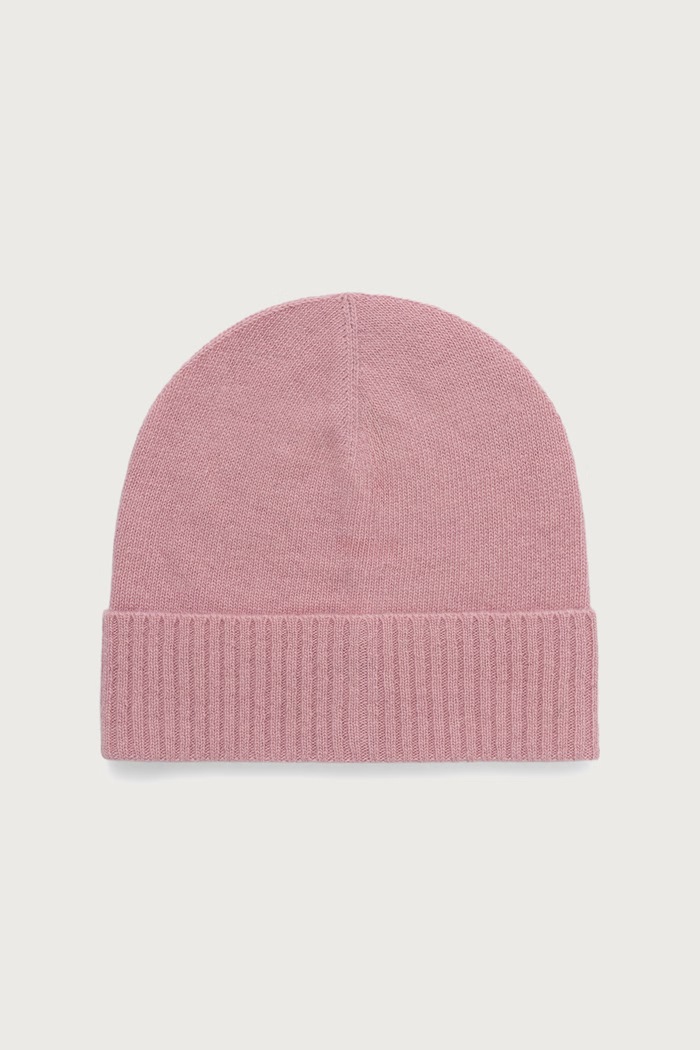United Colors of Benetton Czapka beanie damska wełniana różowy 63UWVA00G