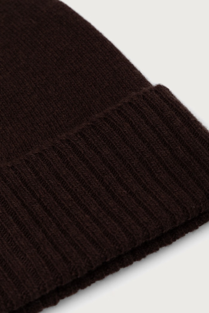 Akcesoria United Colors of Benetton Czapka beanie damska wełniana 63UWVA00G brązowy