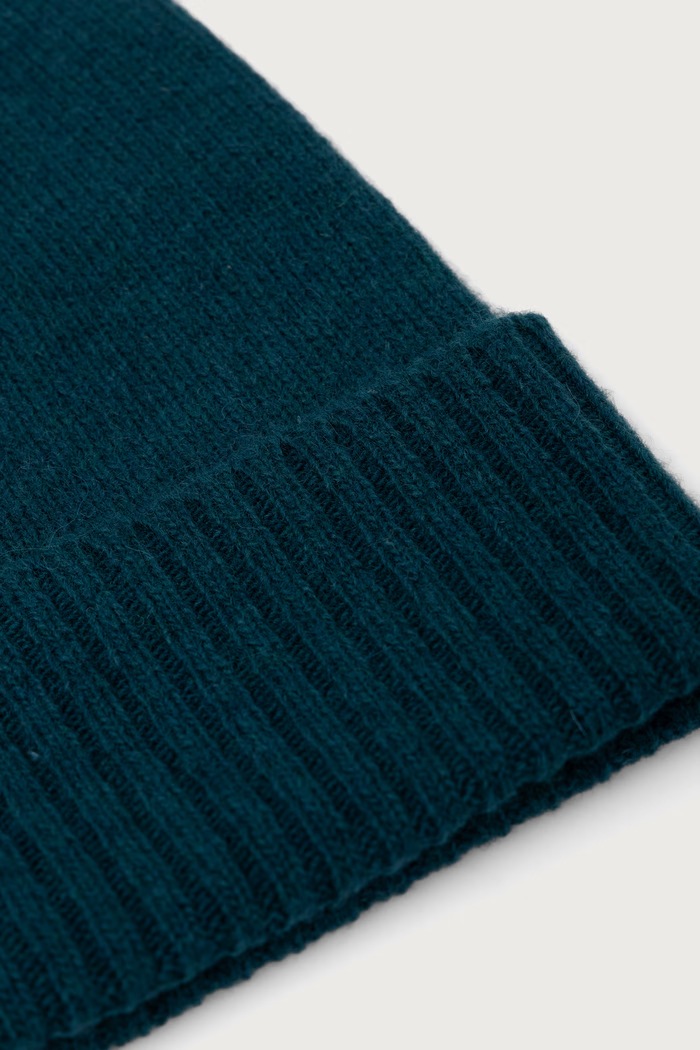 Akcesoria United Colors of Benetton Czapka beanie damska wełniana 63UWVA00G zielony