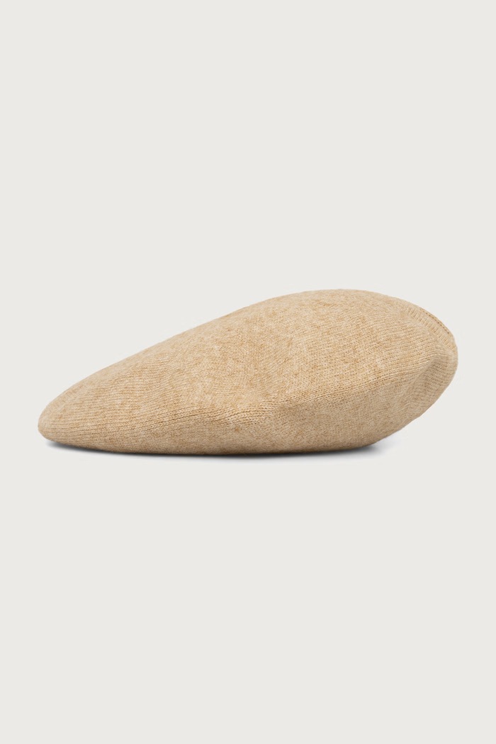 United Colors of Benetton Beret damski z wiskozy beżowy 6JNEVA00J