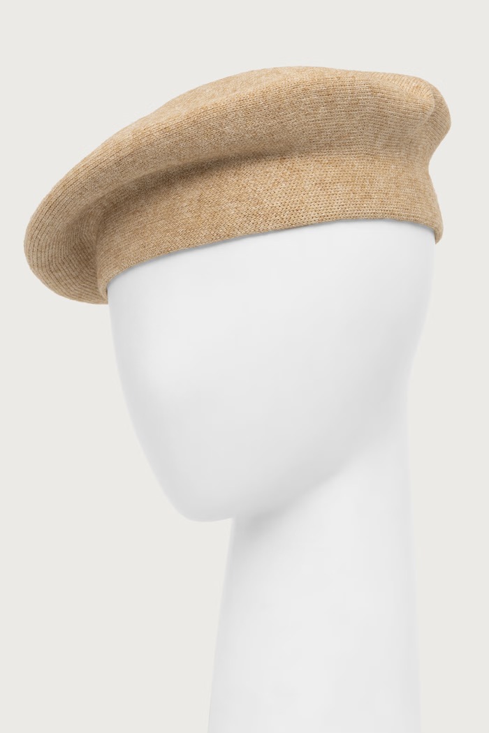 United Colors of Benetton Beret damski z wiskozy 6JNEVA00J beżowy AW26