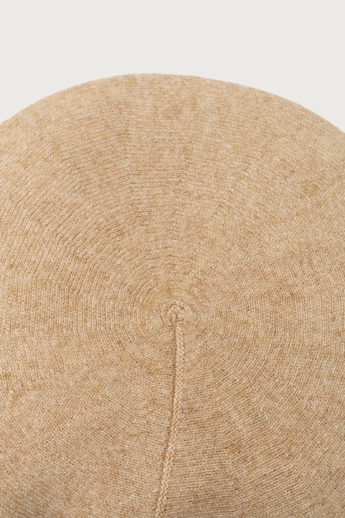 Beret damski z wiskozy United Colors of Benetton 6JNEVA00J beżowy
