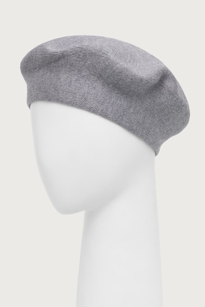 United Colors of Benetton Beret damski z wiskozy 6JNEVA00J szary AW26