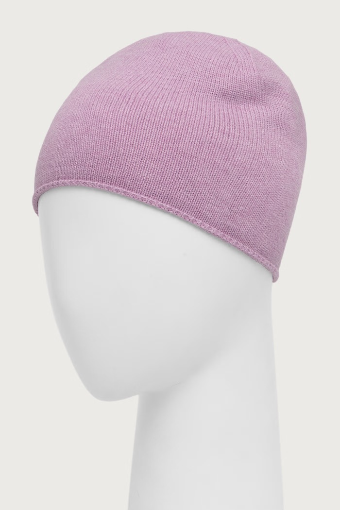 United Colors of Benetton Czapka z wełną 6T54VA00I fioletowy AW26