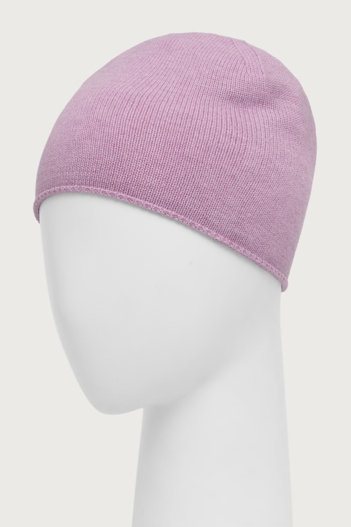 United Colors of Benetton Czapka z wełną 6T54VA00I fioletowy AW26