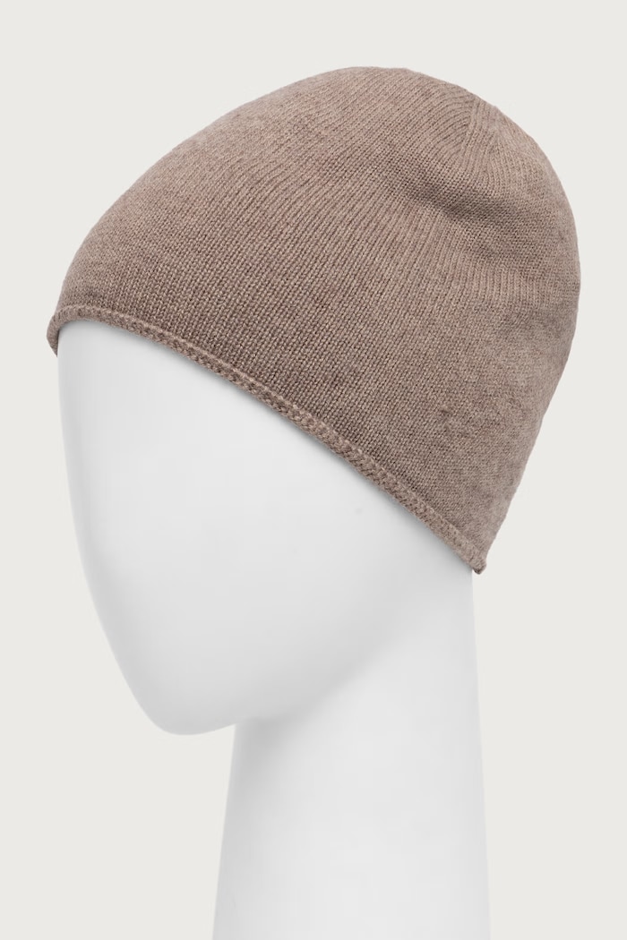 United Colors of Benetton Czapka z wełną 6T54VA00I brązowy AW26