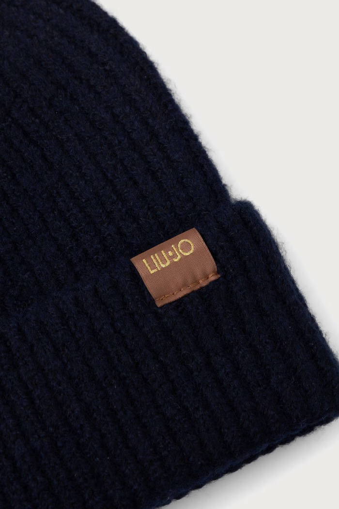 Akcesoria Liu Jo Czapka beanie damska 2F6080.MA29S granatowy