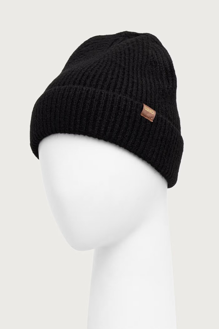 Akcesoria Liu Jo Czapka beanie damska 2F6080.MA29S czarny