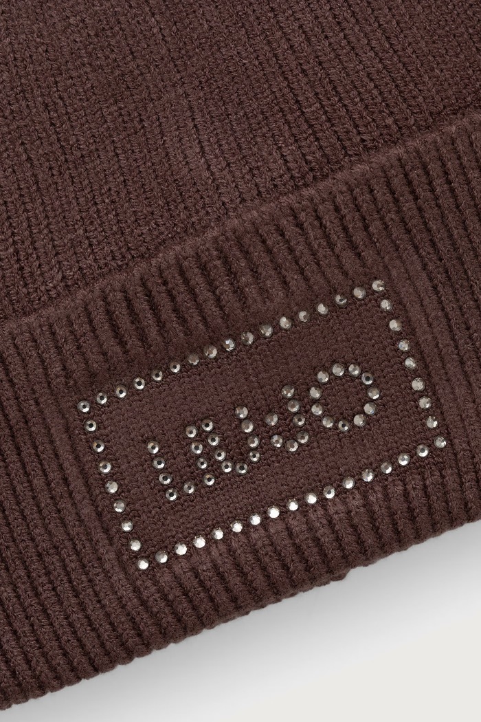 Аксесоари Liu Jo Шапка beanie дамска с вълна 2F6022.MA38S кафяв