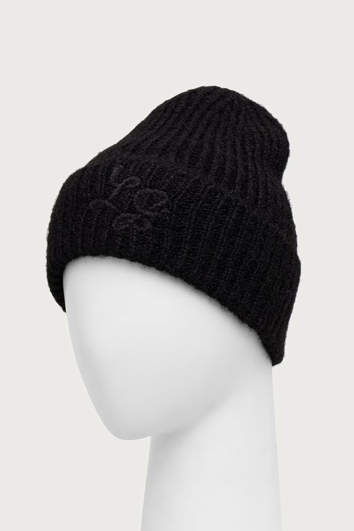 Akcesoria Liu Jo Czapka beanie damska z dodatkiem wełny 2F6019.MS053 czarny