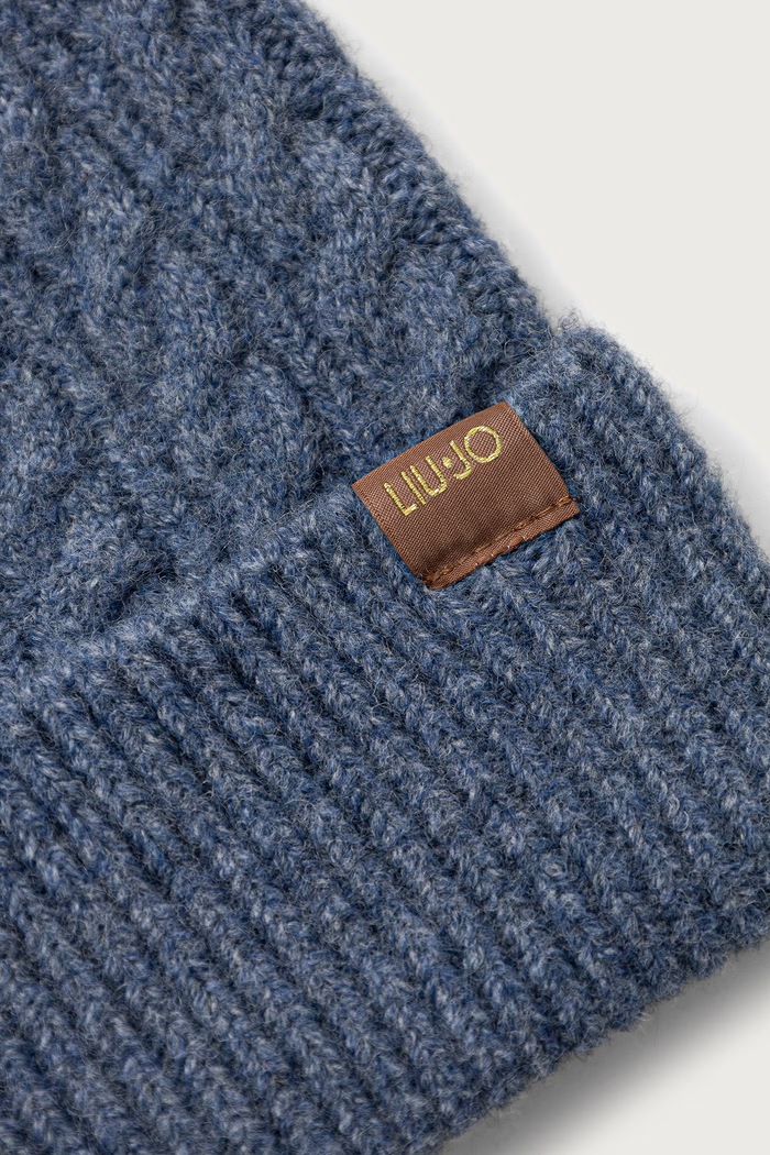 Liu Jo Czapka i szalik damskie z wełną 2F6001.MA29S