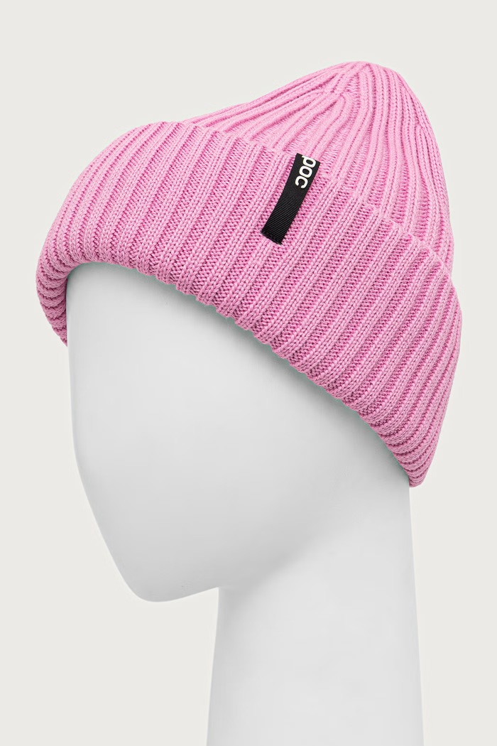 POC Czapka beanie damska z wełną 64311 różowy AW26