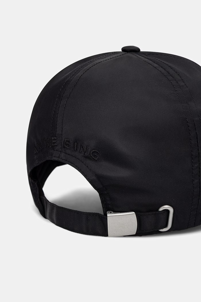 Akcesoria Anine Bing JEREMY czapka bejsbolówka damska A.12.12281.BLK1 czarny
