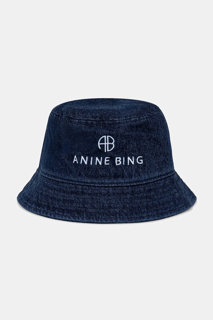 Anine Bing NICKS kapelusz bucket jeansowy damski granatowy A.12.12244.WHD93
