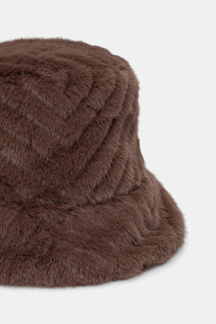 Akcesoria Joseph Ribkoff kapelusz bucket damski 263974 brązowy
