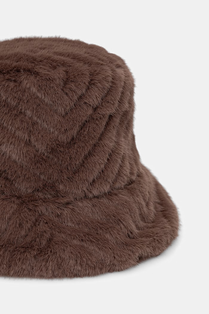Akcesoria Joseph Ribkoff kapelusz bucket damski 263974 brązowy