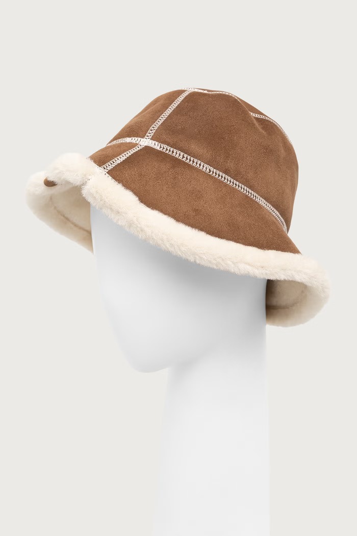 Kapelusz damski FRANKIE UGG 106037. beżowy