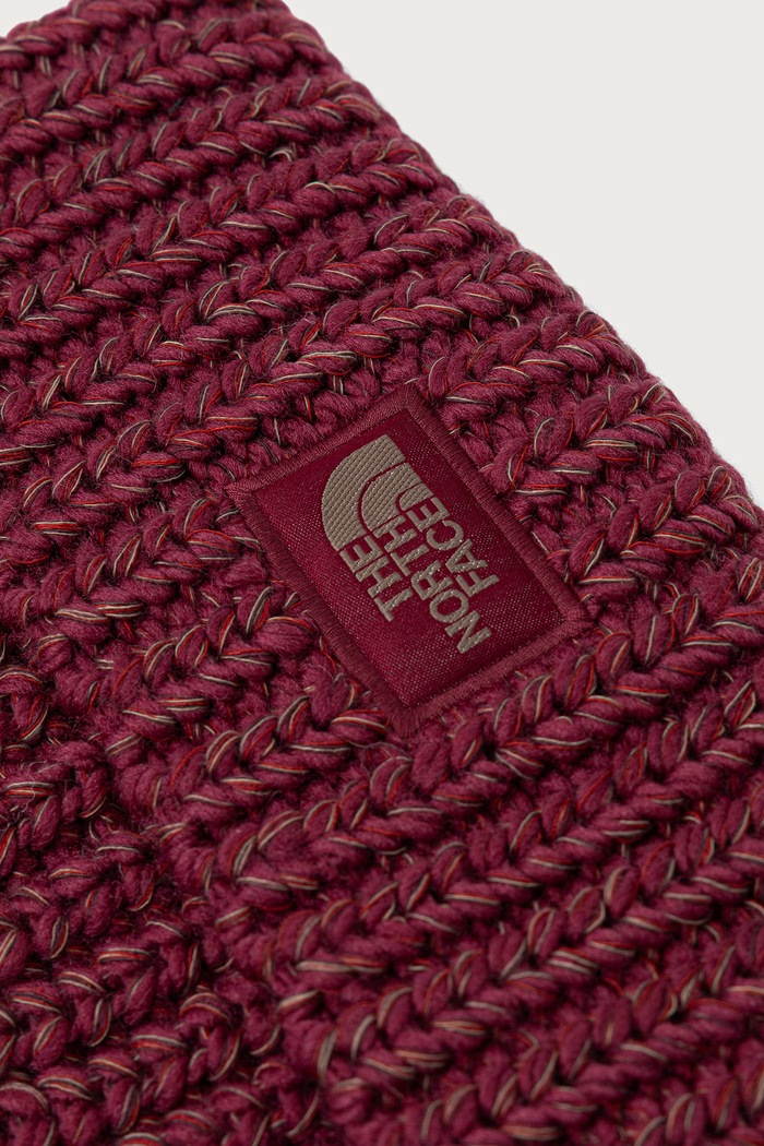 The North Face Beanie kapa za žene Chunky NF0A887W0071 bordo AW26