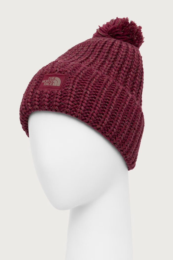 Dodaci The North Face Beanie kapa za žene Chunky NF0A887W0071 bordo