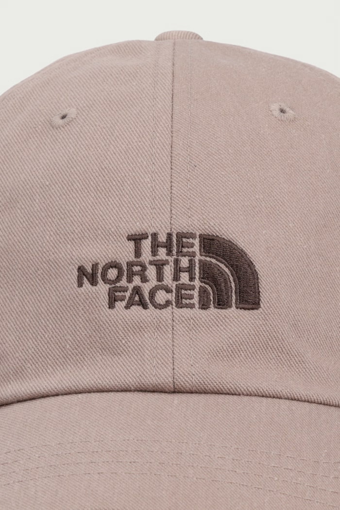 The North Face czapka z daszkiem damska z bawełną Norm NF0A7WHO2H91 brązowy AW26