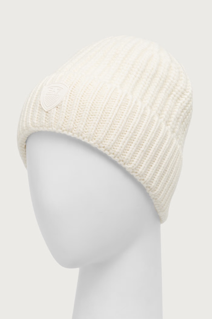 EA7 Emporio Armani Czapka beanie damska AF26687.7W001550 beżowy AW26