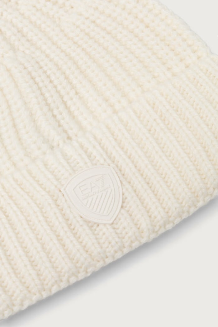 Akcesoria EA7 Emporio Armani Czapka beanie damska AF26687.7W001550 beżowy