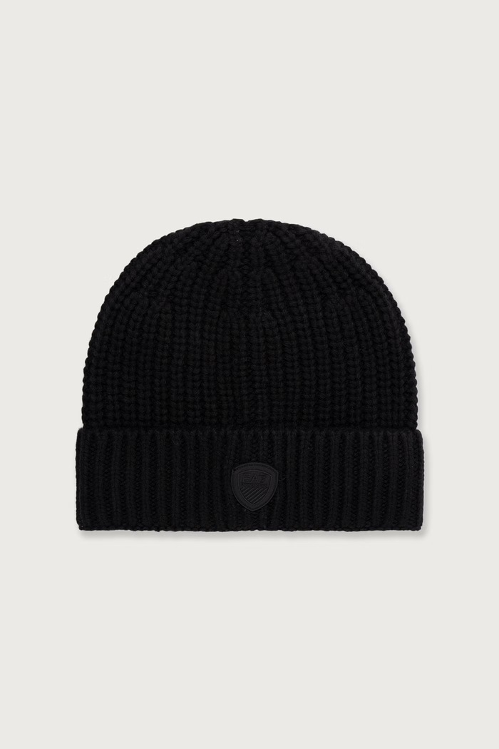 EA7 Emporio Armani Czapka beanie damska czarny AF26687.7W001550
