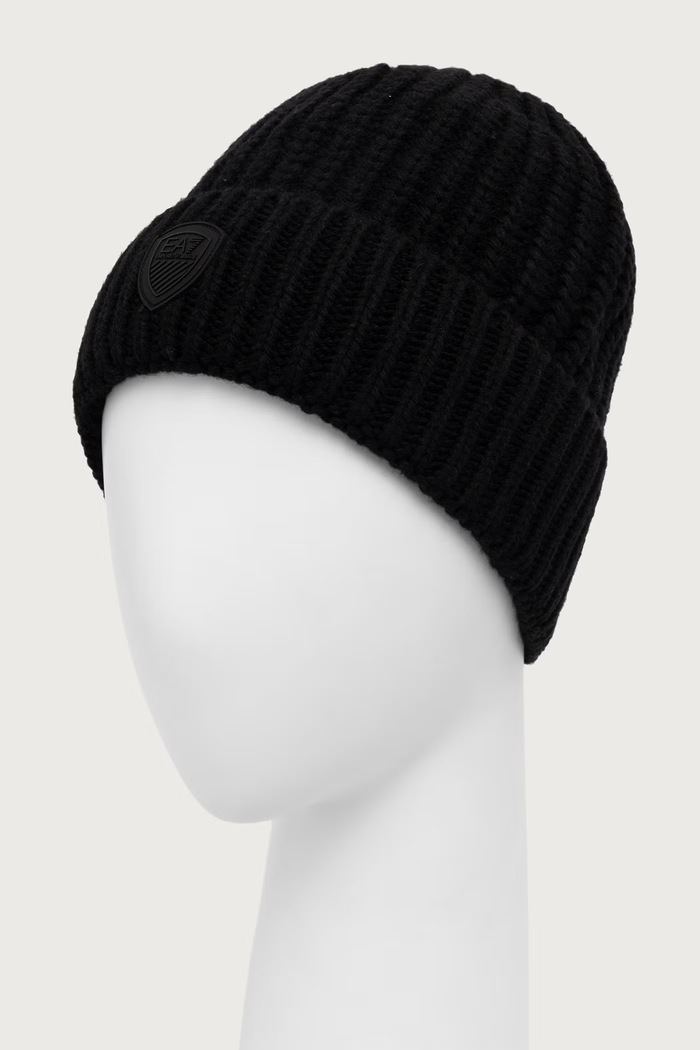 EA7 Emporio Armani Czapka beanie damska AF26687.7W001550 czarny AW26