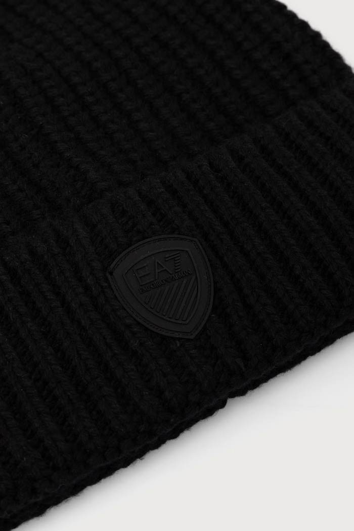Akcesoria EA7 Emporio Armani Czapka beanie damska AF26687.7W001550 czarny