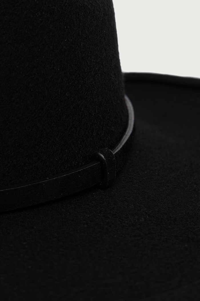 Jean Paul GAULTIER Cowboy kapelusz kowbojski wełniany damski 26.04.W.AC119.W143 czarny AW26