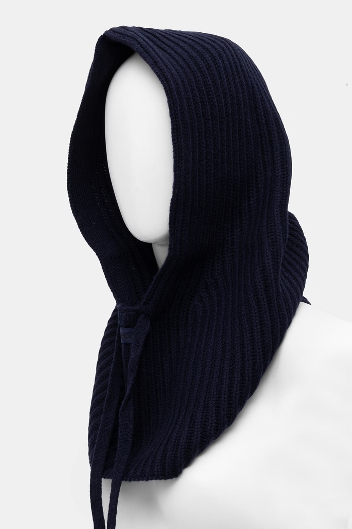 Pinko kapuce dámská s vlnou 104494.A3EY modrá AW26