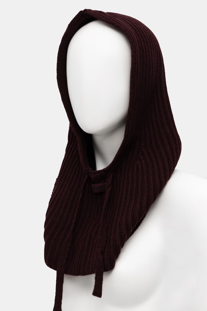 Pinko kapuce dámská s vlnou 104494.A3EY burgundské AW26