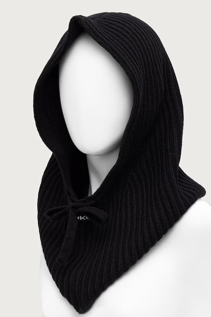 Pinko kaptur damski z wełną 104494.A3EY czarny AW26
